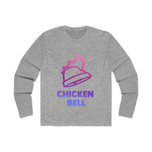 Load image into Gallery viewer, Neon Chicken Bell Men's Long Sleeve Crew Tee
