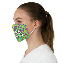 Load image into Gallery viewer, Don't Cross The Line Fabric Face Mask
